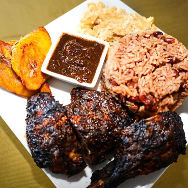 Jerk Chicken Lunch.