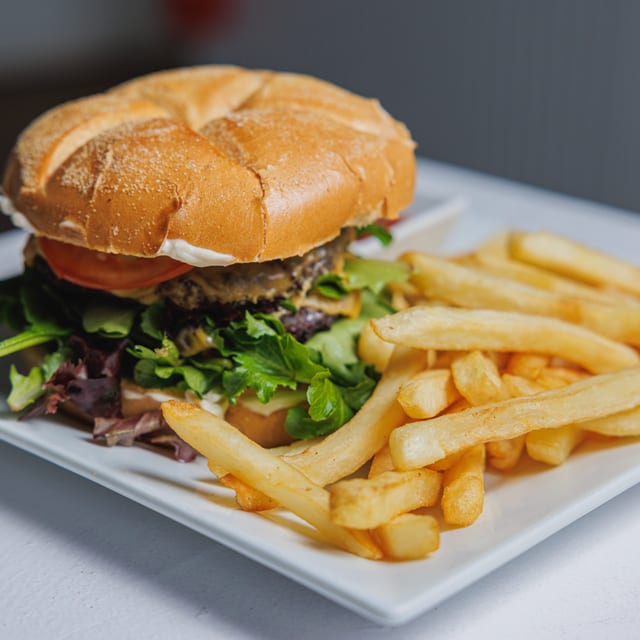Ethno Double Cheese Burger.