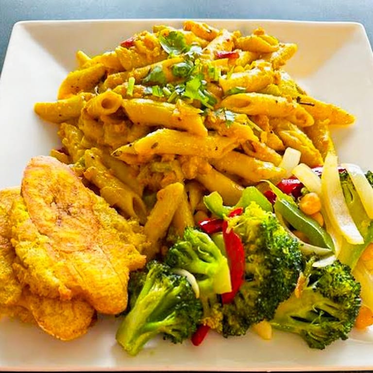 Delicious Rasta Pasta Awaits