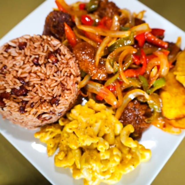 Be'f Peppers Steak.