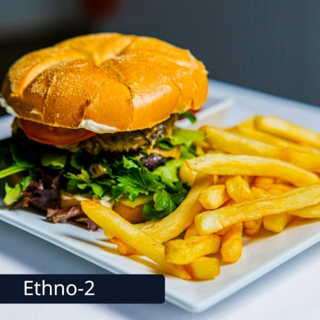 Ethno Double Cheeseburger Deluxe.